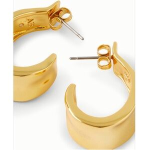 Alexis Bittar Molten Gold Hoop Earrings